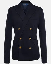 Ralph Lauren Blazer aus einem Baumwollgemisch Blau