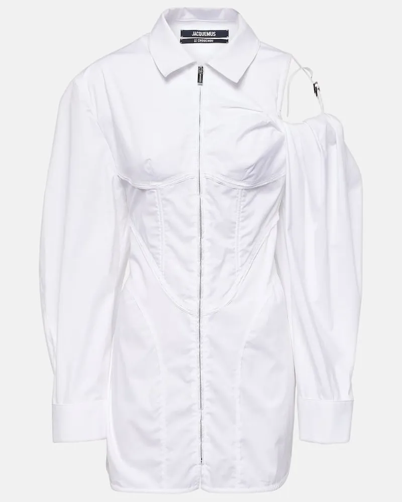 Jacquemus Minikleid La Robe Galliga Weiß