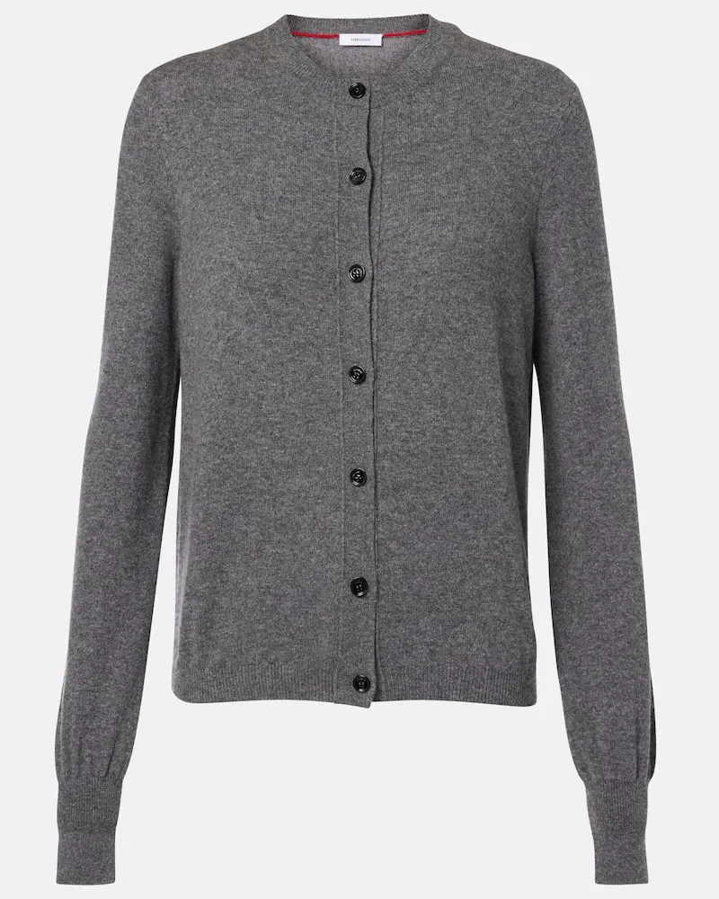 Ferragamo Cardigan aus einem Kaschmirgemisch Grau