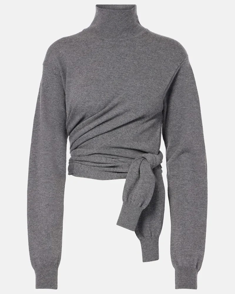 Róhe Róhe Rollkragenpullover aus einem Wollgemisch Grau