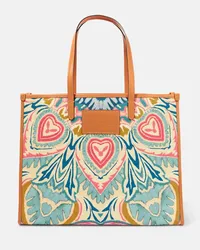 Etro Bedruckte Tote aus Canvas Multicolor