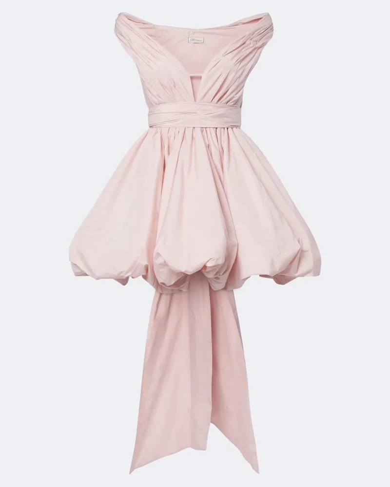 Blumarine Off-Shoulder Minikleid Rosa
