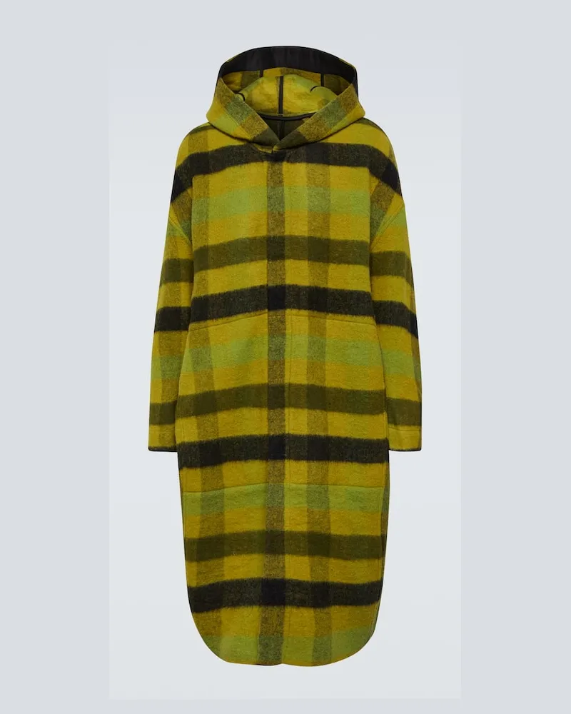 Rick Owens Mantel aus Wolle Grün