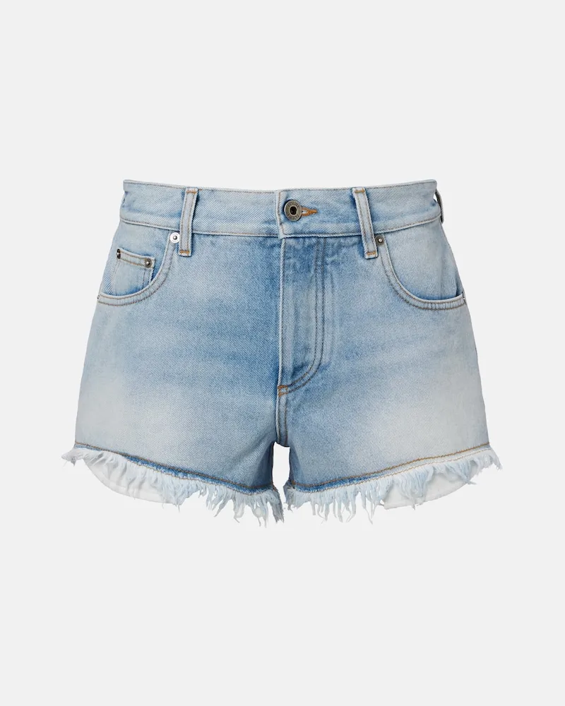 Loewe Paula‘s Ibiza Jeansshorts Anagram Blau