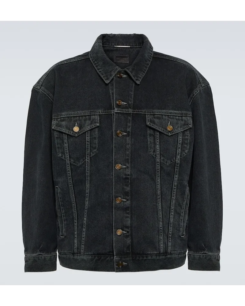 Saint Laurent Jeansjacke Blau