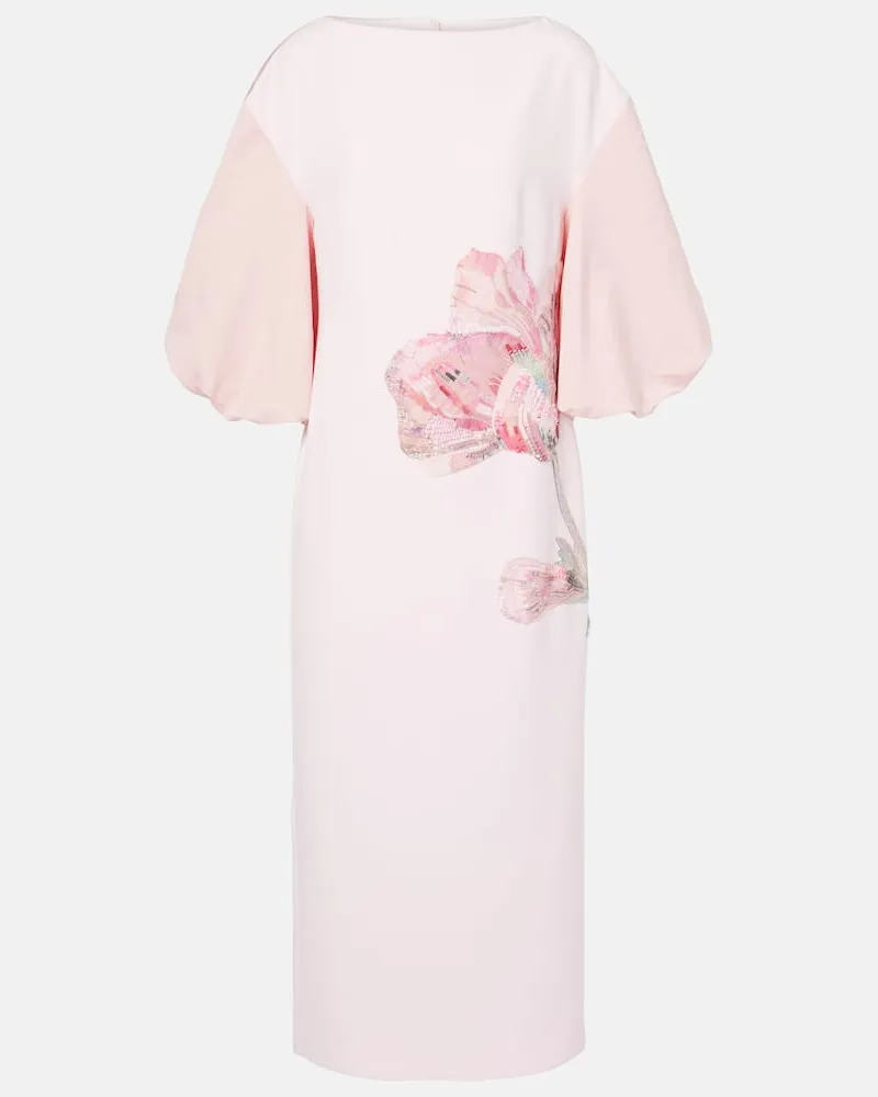 Safiyaa Besticktes Midikleid Multicolor