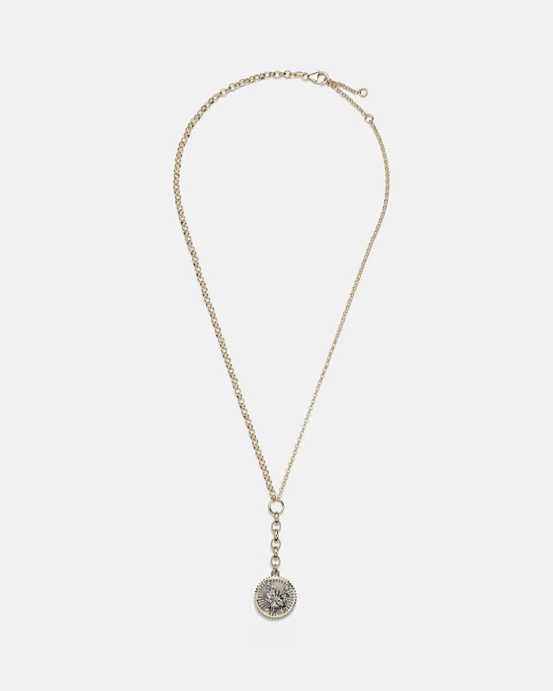 FOUNDRAE Halskette Resilience Medium aus 18kt Gelbgold mit Diamanten Gold