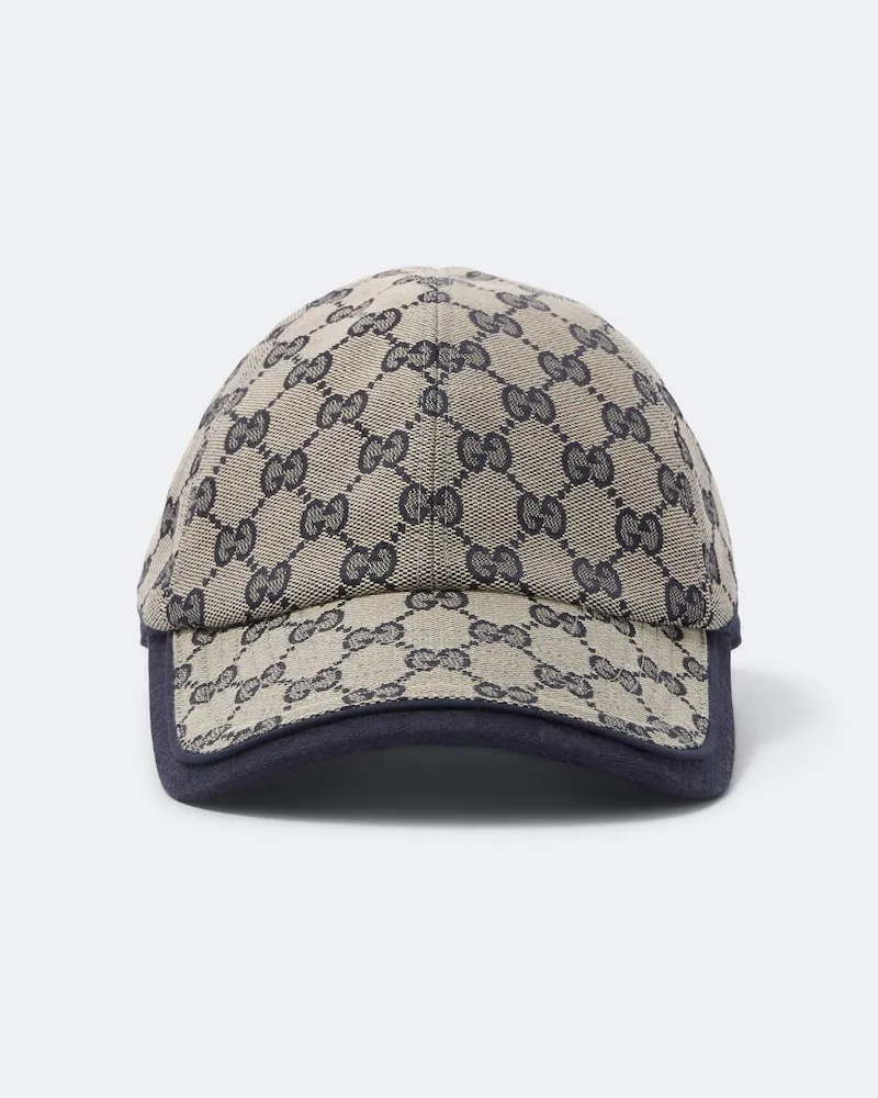 Gucci Baseballcap GG aus Canvas Beige