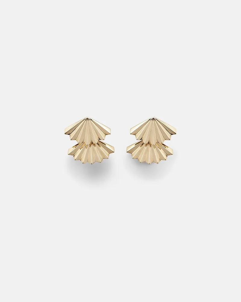 ANITA KO Ohrringe Fan Large aus 18kt Gelbgold Gold