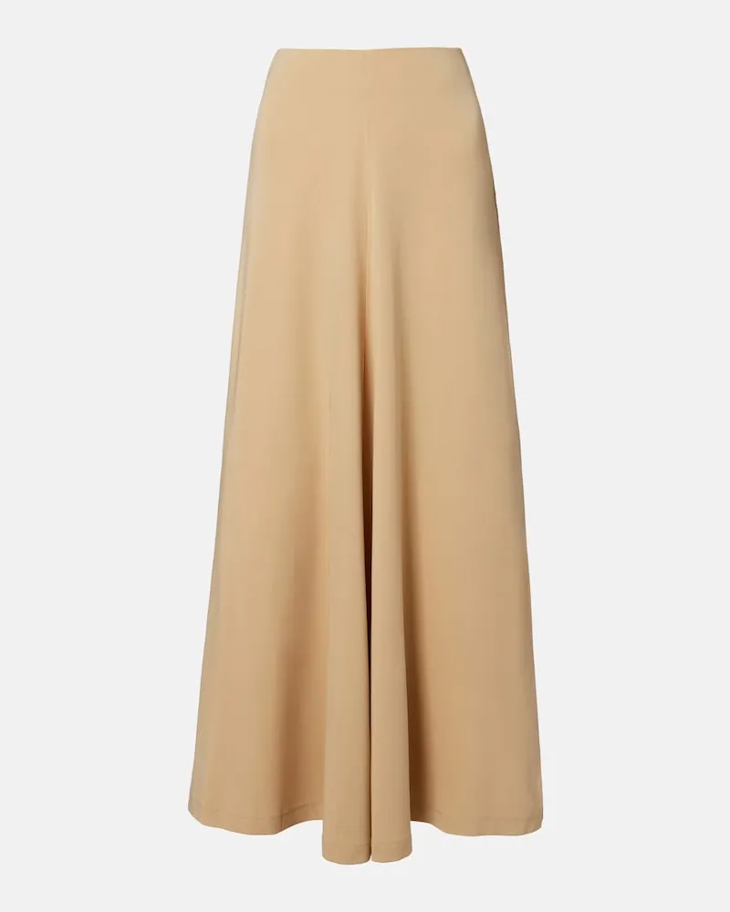 Totême Maxirock aus Jersey Beige