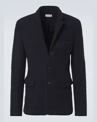 Dries van Noten Blazer aus Wolle Blau