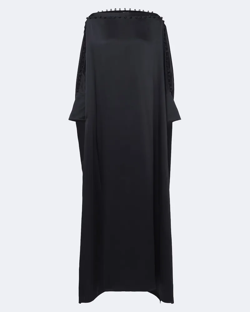 Taller Marmo Kaftan Mila aus Satin Blau
