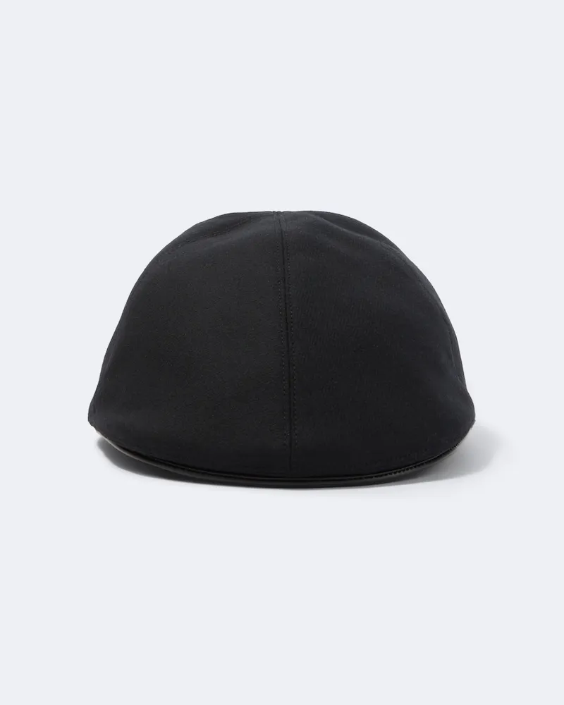 Giorgio Armani Flatcap aus einem Woll- und Kaschmirgemisch Schwarz