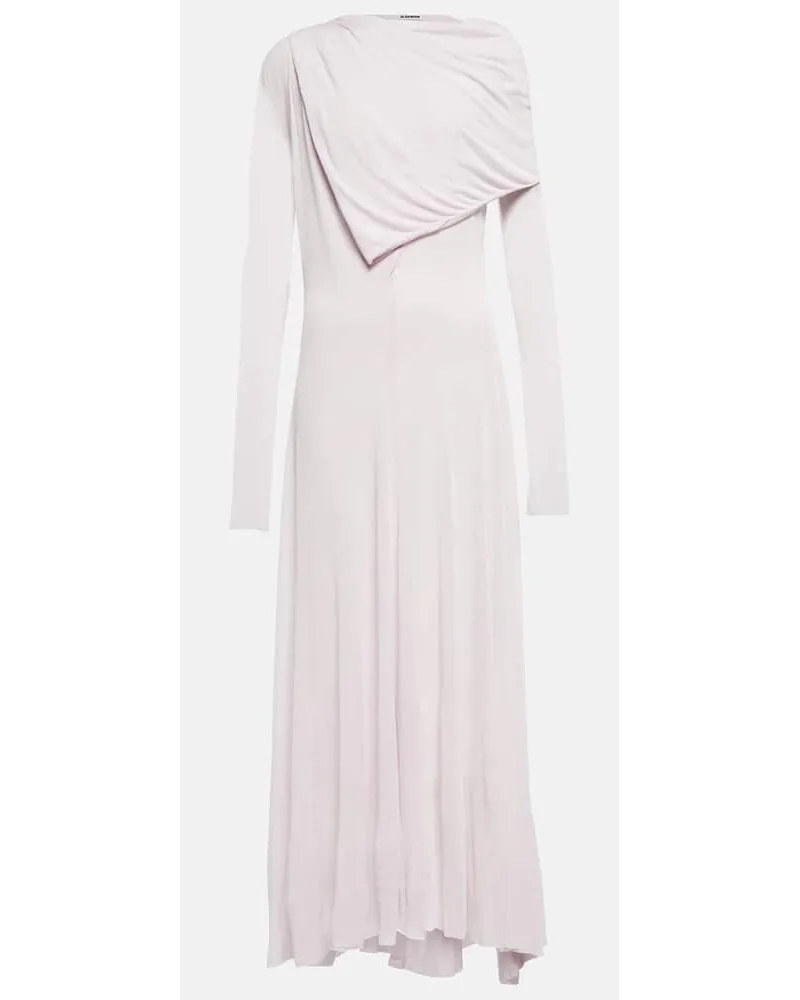Jil Sander Robe aus Crêpe Pink