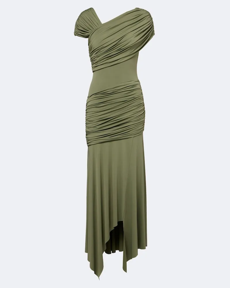 De La Vali Midikleid Hela aus Jersey Grün