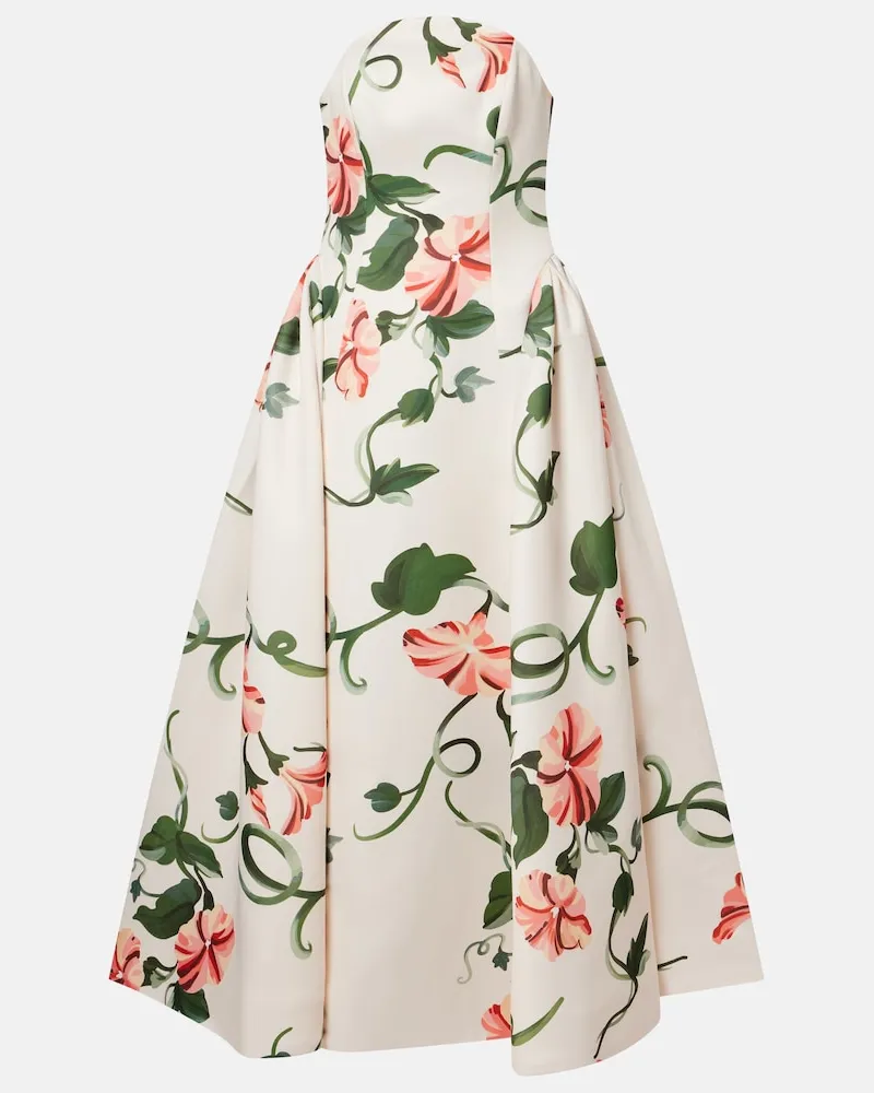 LEO LIN Bustier-Robe Violet Beige