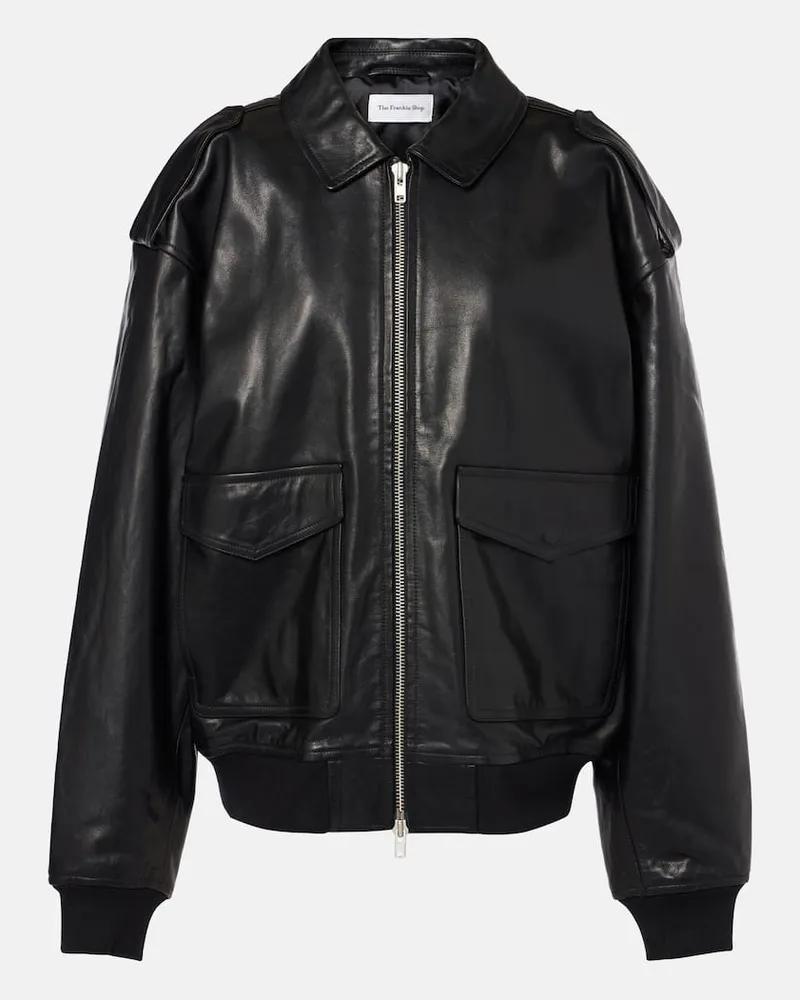 FRANKIE Shop Lederjacke Viper Schwarz