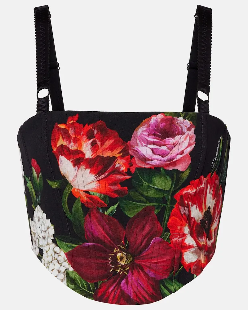 Dolce & Gabbana Bustier-Top Multicolor