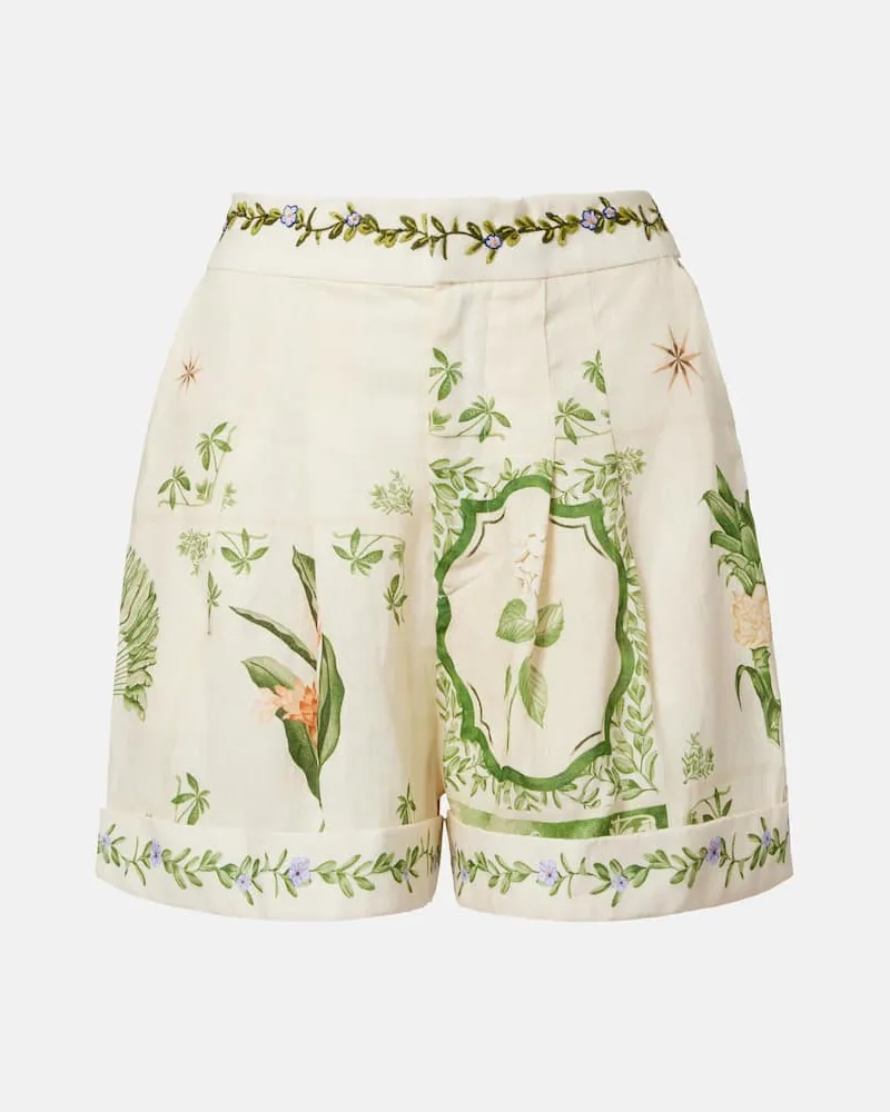 AGUA BENDITA Bermuda-Shorts Rommy aus Leinen Beige