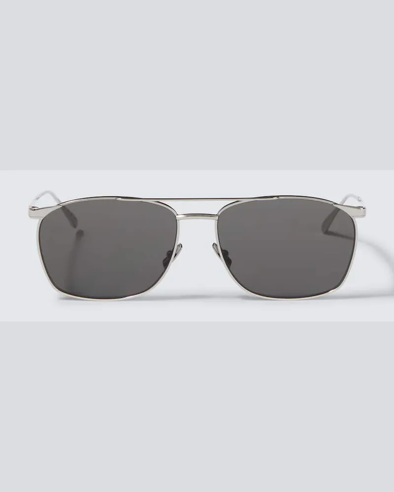 Saint Laurent Aviator-Sonnenbrille SL 796 Silber