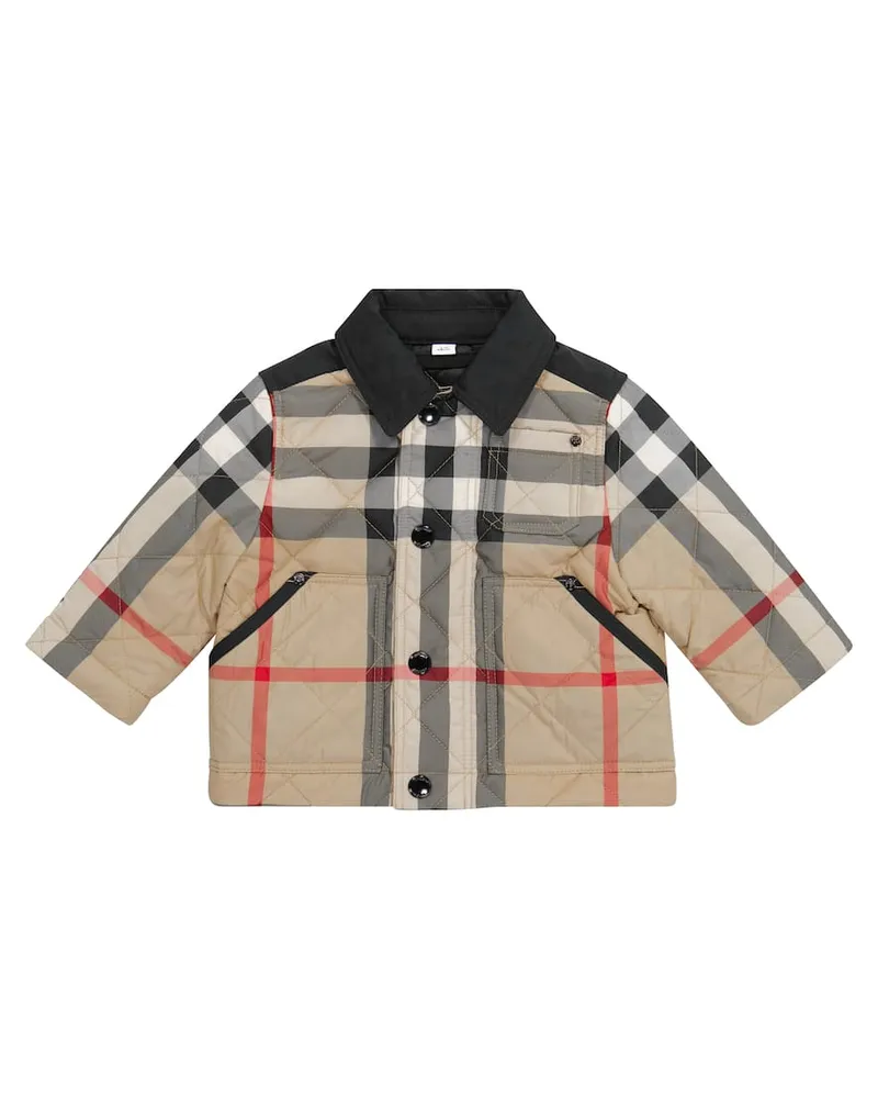 Burberry Baby Steppjacke Archive Check Beige