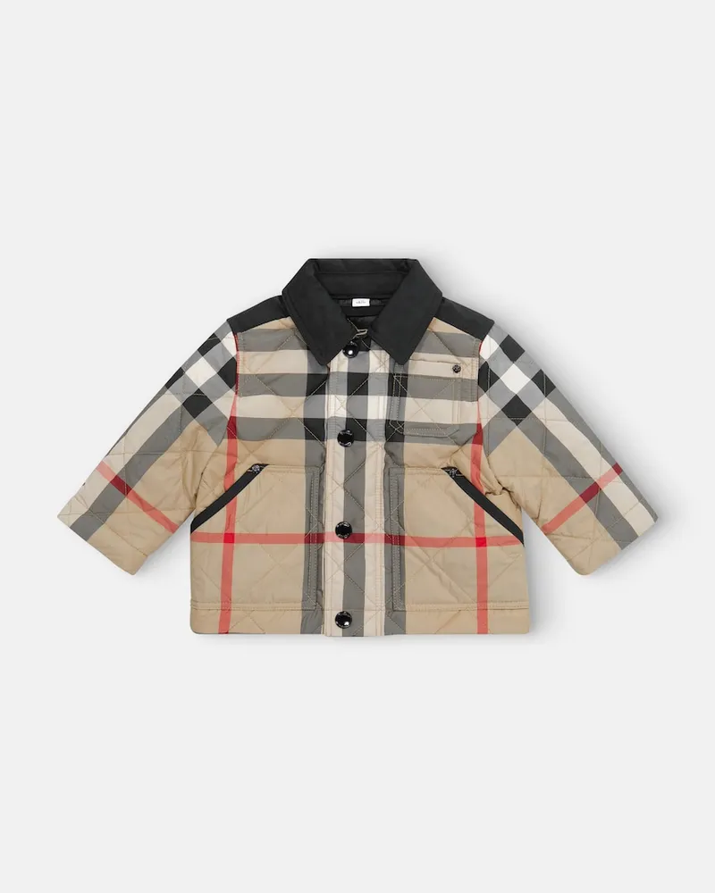 Burberry Baby Steppjacke Archive Check Beige