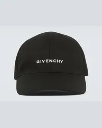 Givenchy Baseballcap aus einem Baumwollgemisch Schwarz