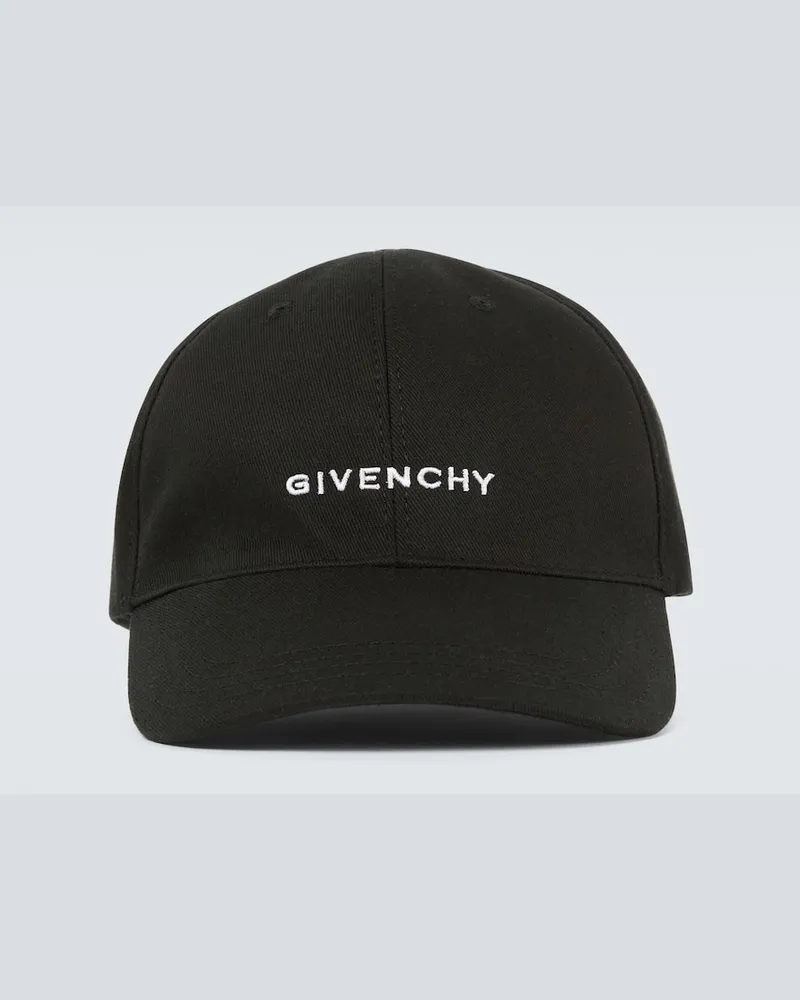 Givenchy Baseballcap aus einem Baumwollgemisch Schwarz