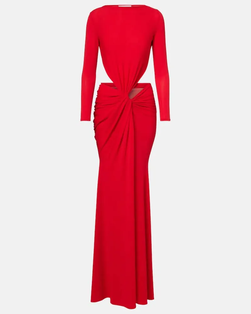 Alex Perry Robe aus Jersey Rot