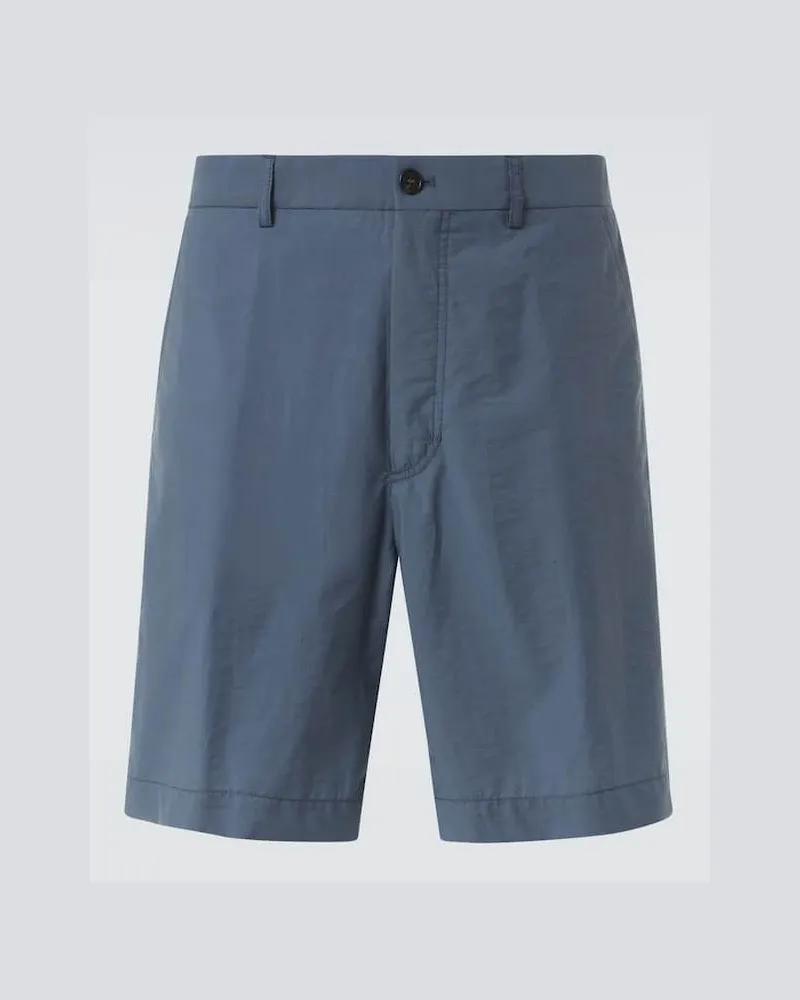 Slowear Shorts aus einem Baumwollgemisch Blau