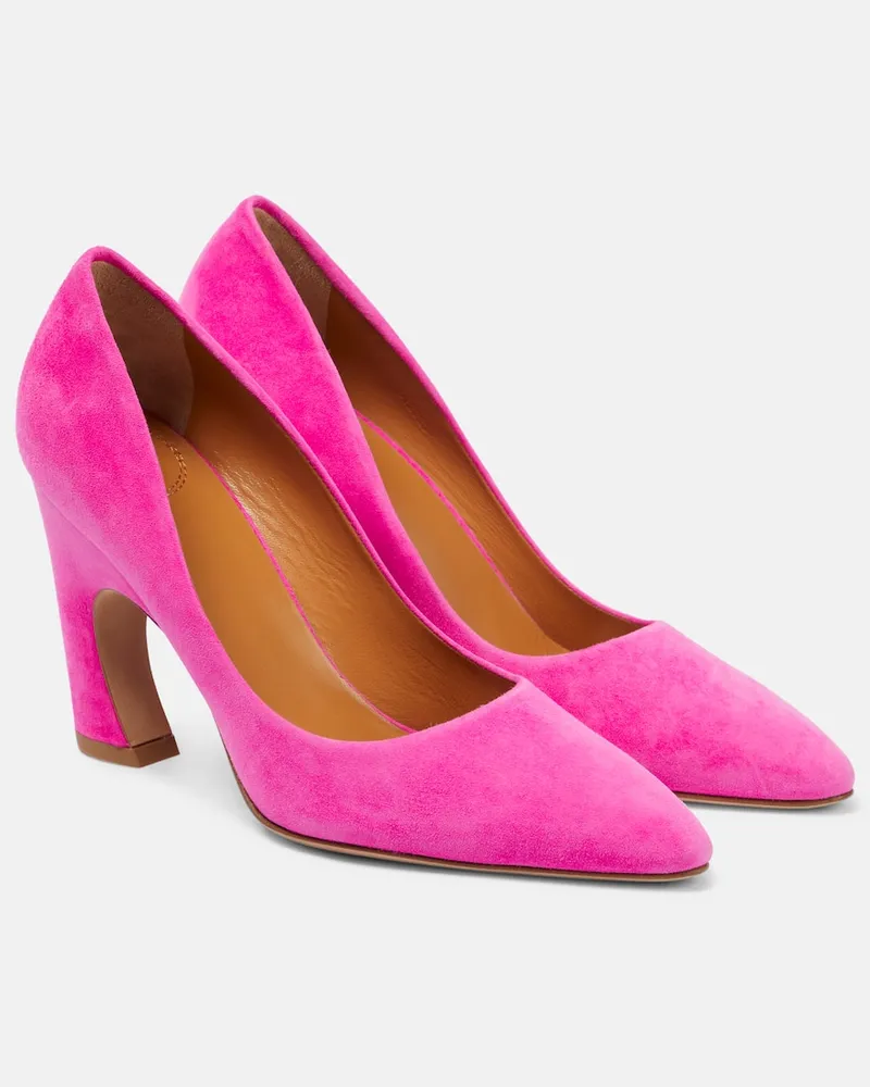 Chloé Chloé Pumps Oli aus Veloursleder Pink