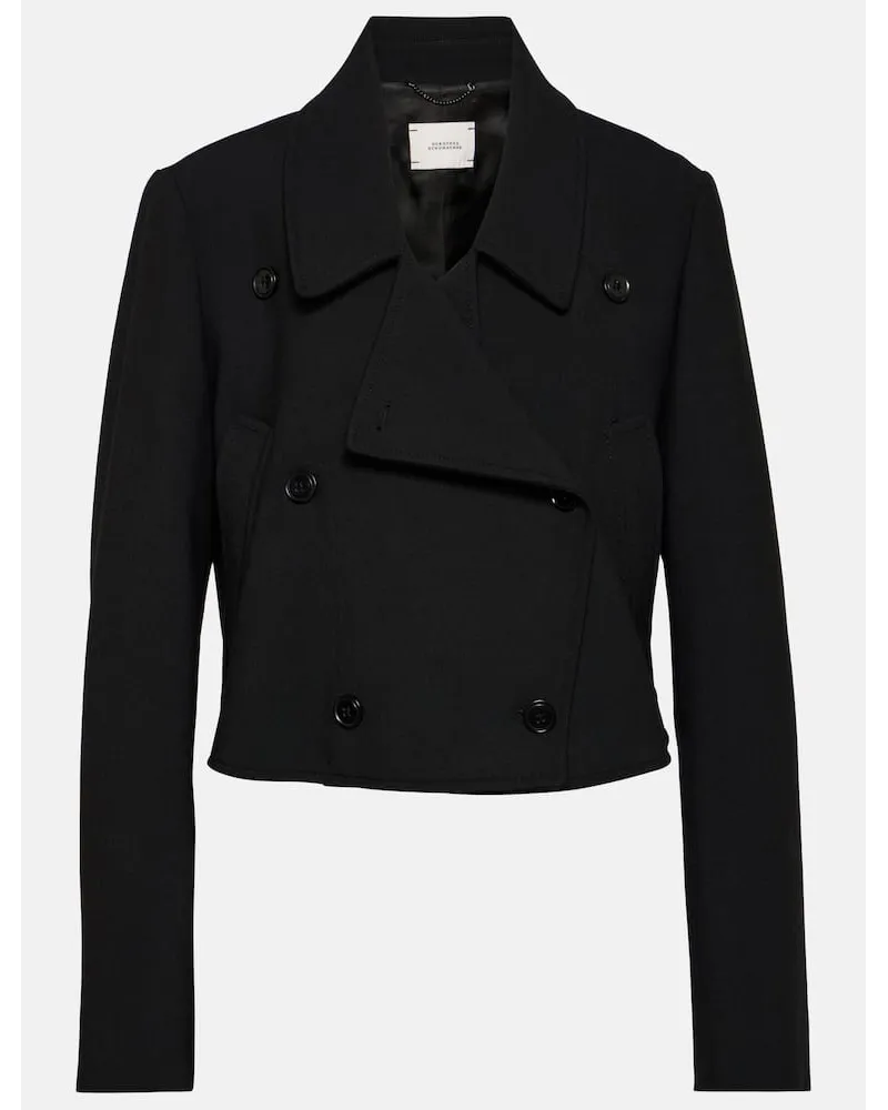 Dorothee Schumacher Cropped-Blazer Striking Coolness Schwarz