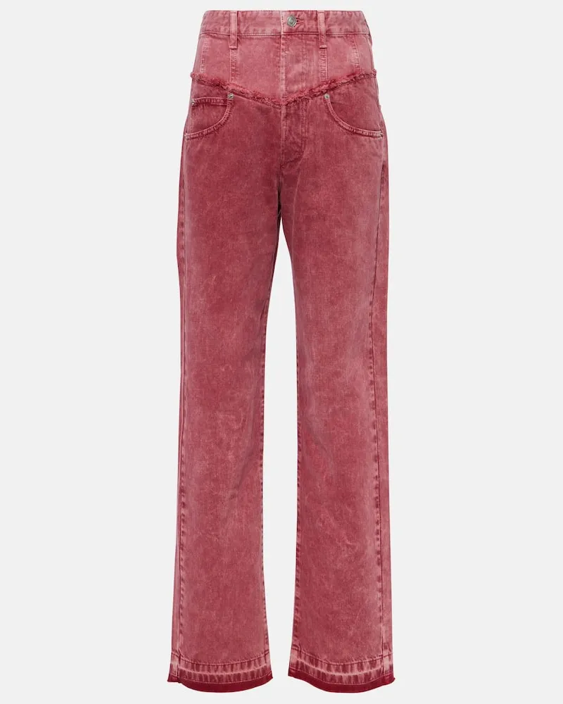 Isabel Marant Straight Jeans Noemie Rosa