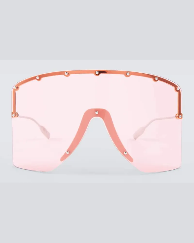 Gucci Oversize-Sonnenbrille Rosa