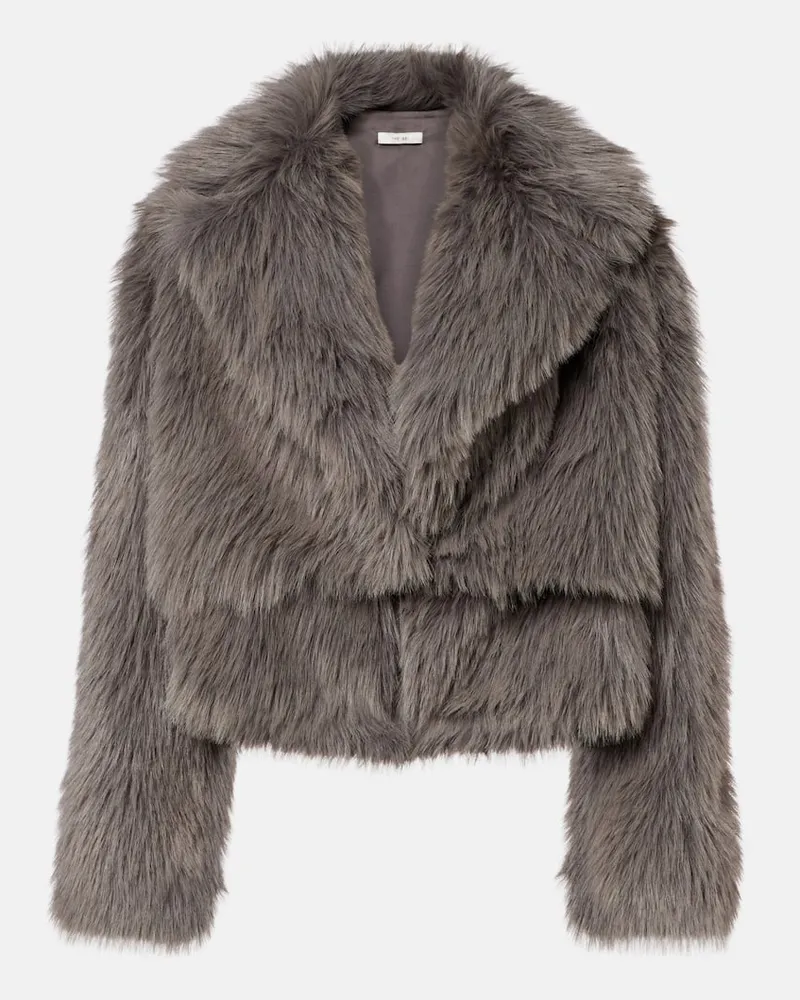 The Sei Cropped-Jacke Grau