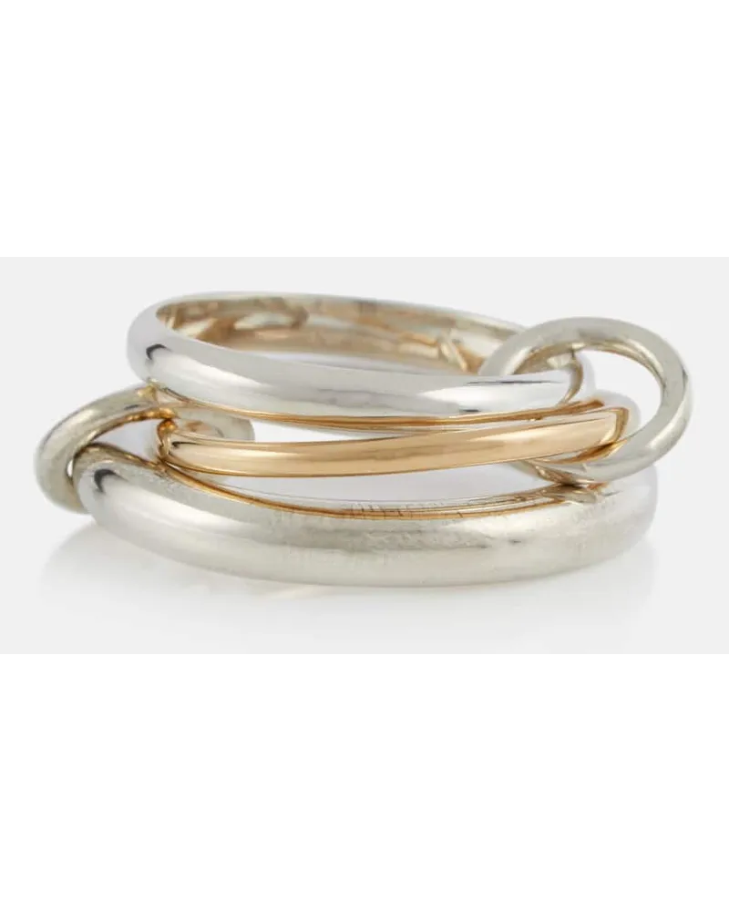 Spinelli Kilcollin Ring Amaryllis aus Sterlingsilber und 18kt Gelbgold Silber