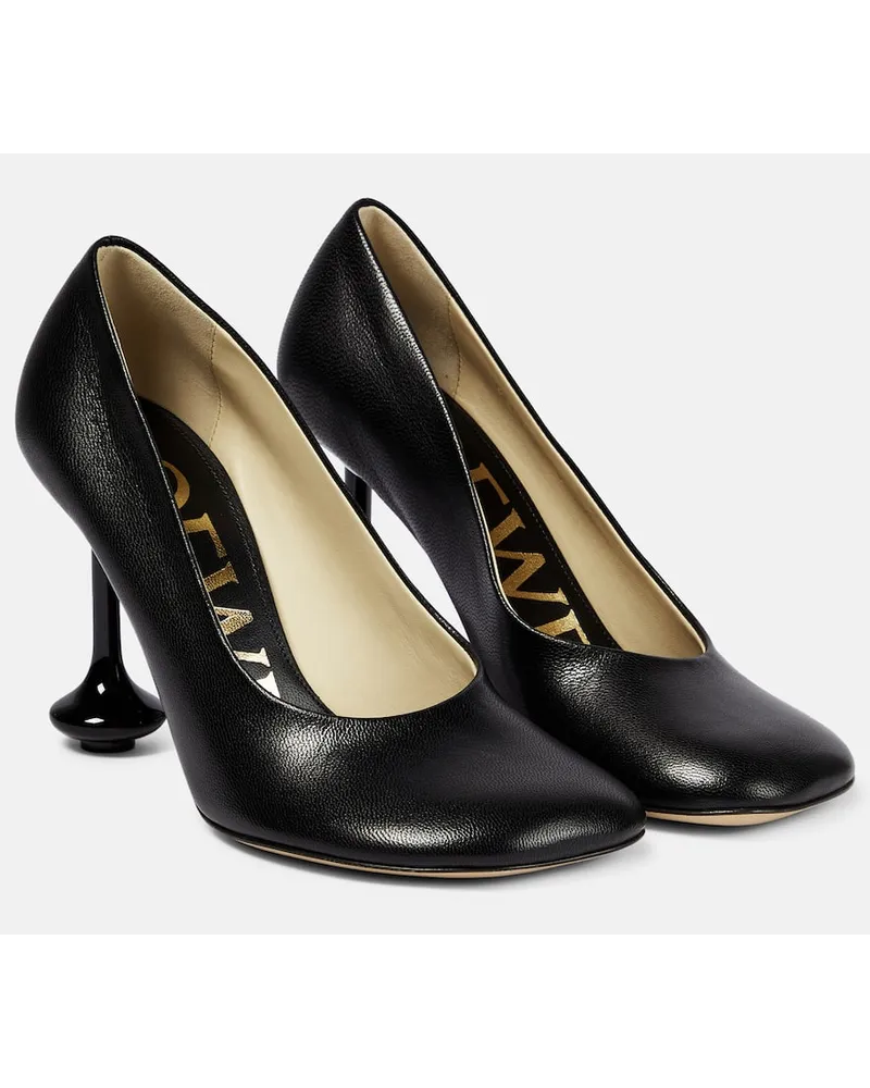 Loewe Pumps Toy aus Leder Schwarz