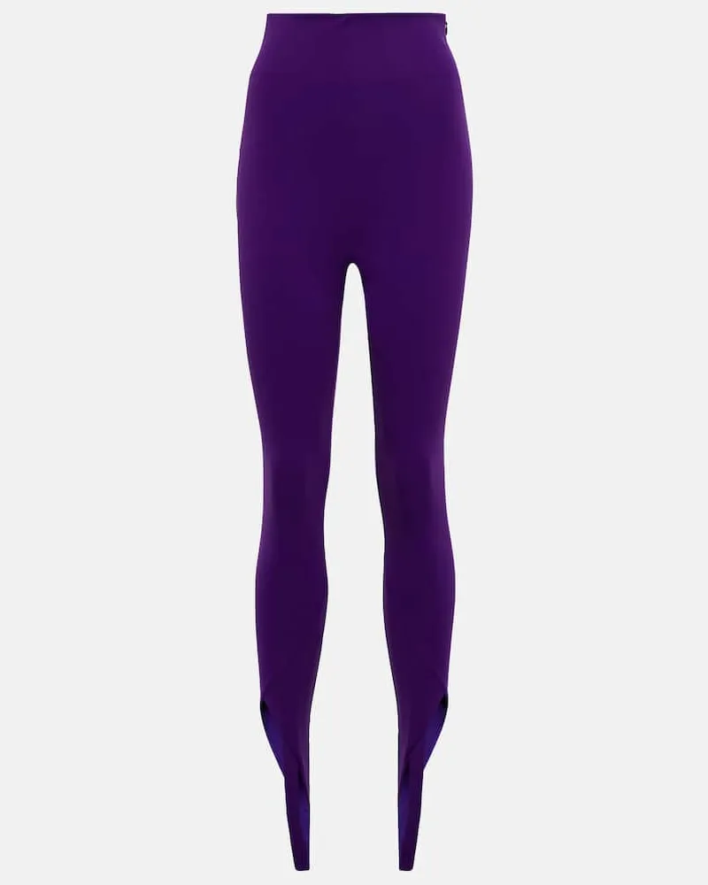 ATTICO High-Rise-Steghose Jamie Violett