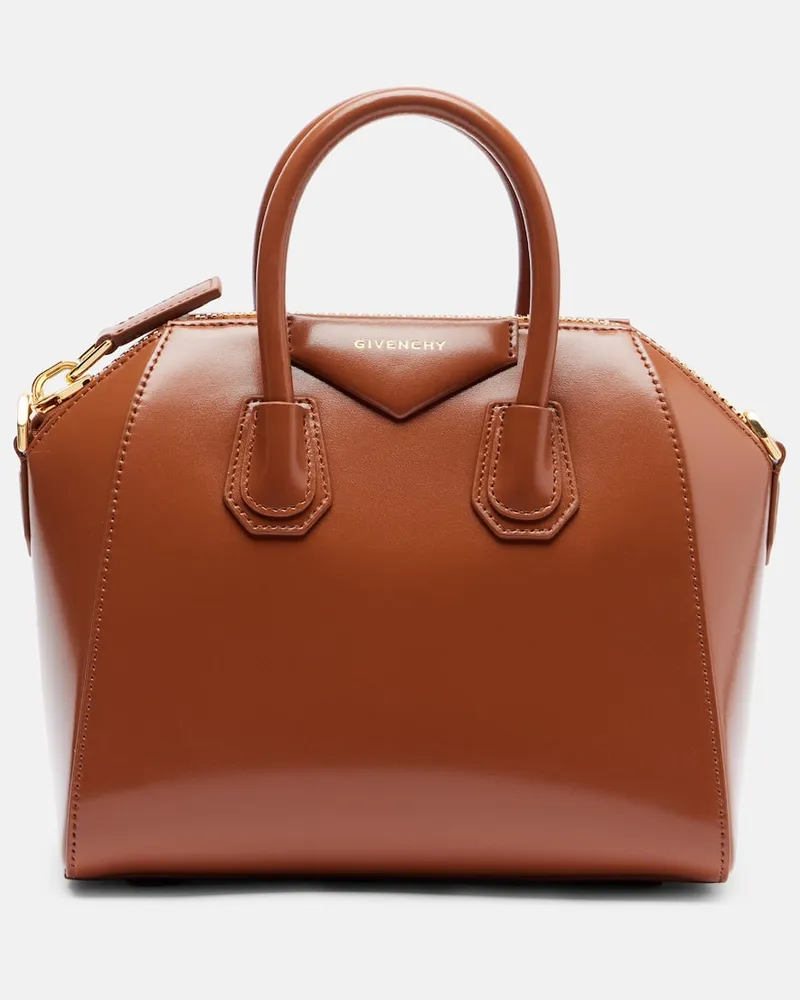 Givenchy Tote Bag Antigona Mini aus Leder Braun