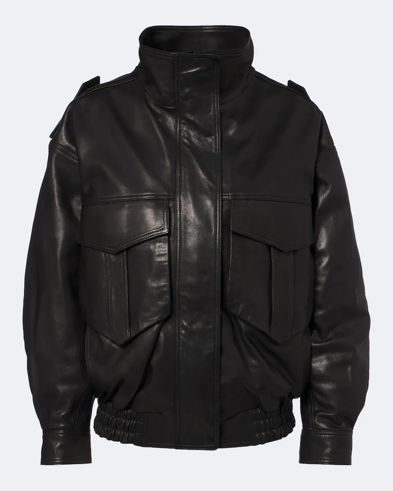 FRANKIE Shop Lederjacke Napa Schwarz