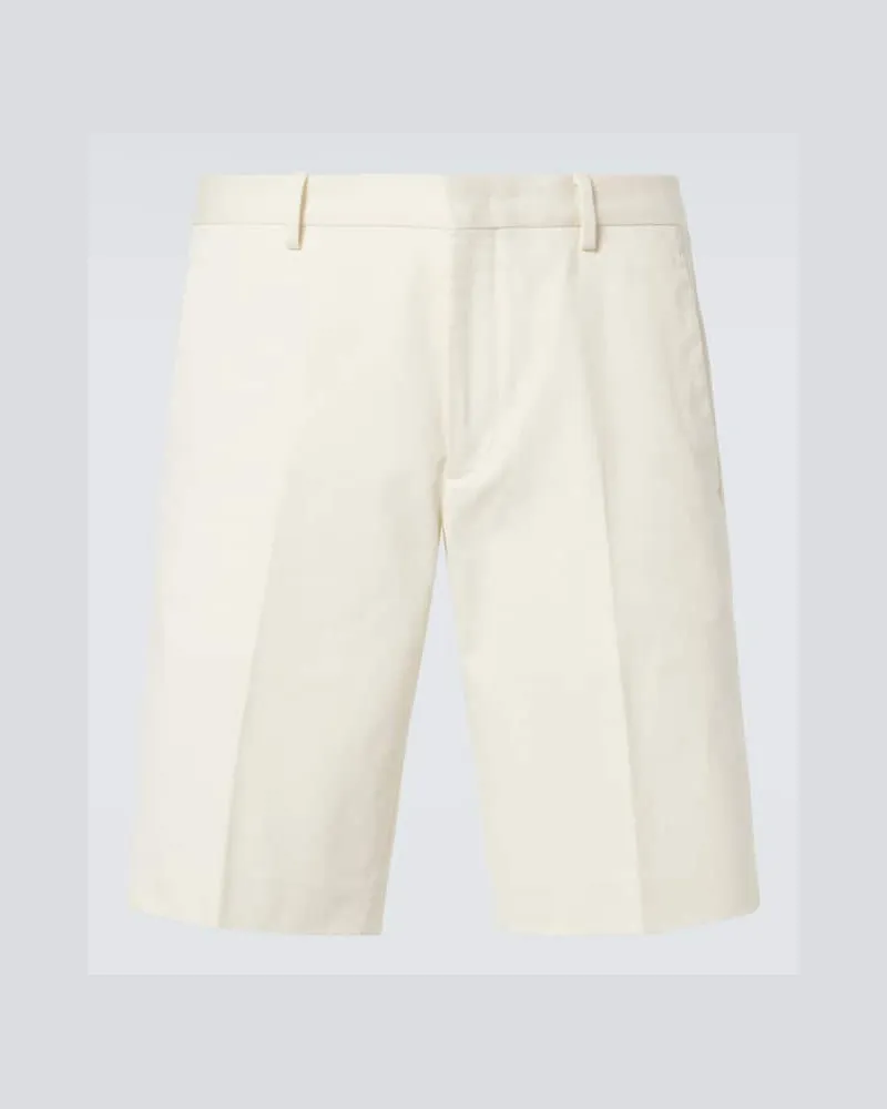 Loro Piana Bermuda-Shorts Fillmore aus Baumwolle Weiß