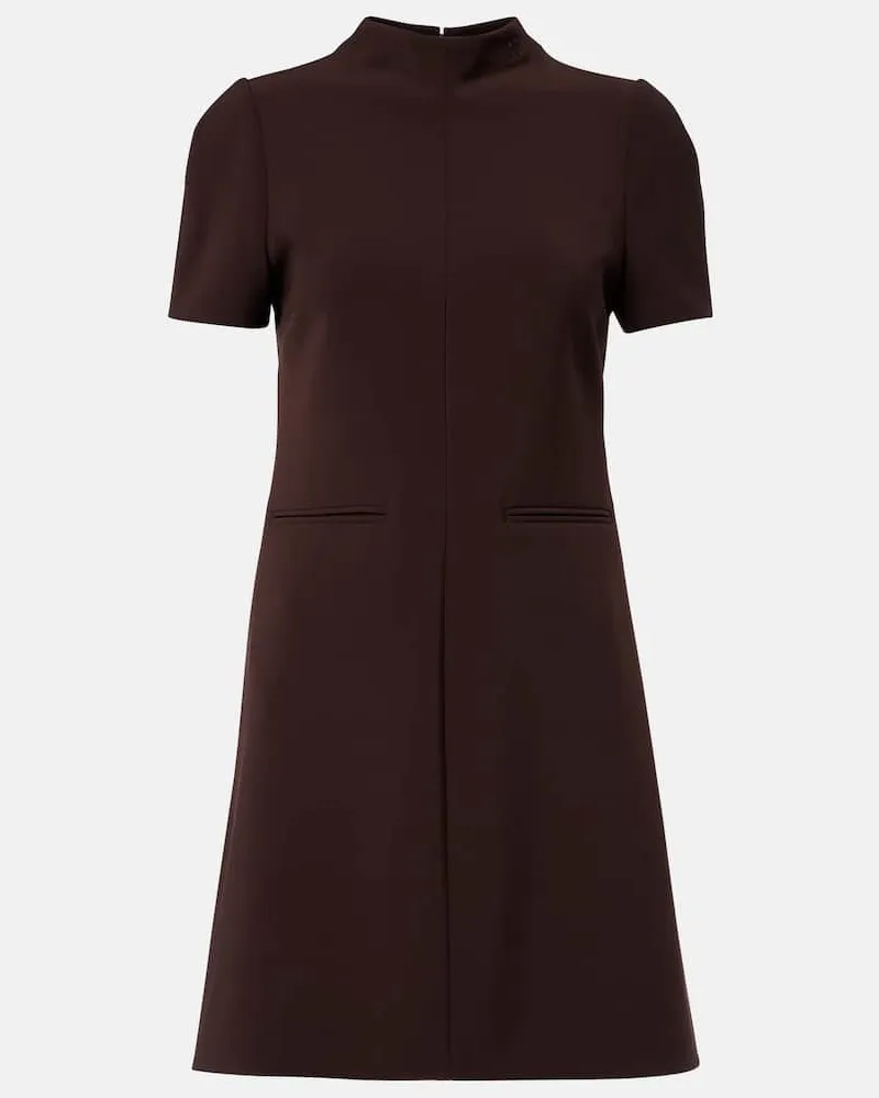 Courrèges Courrèges Minikleid aus Twill Braun