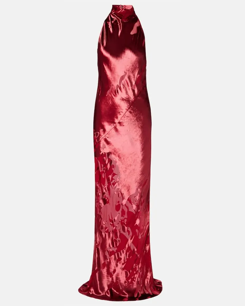 The Sei Robe aus Samt Rot