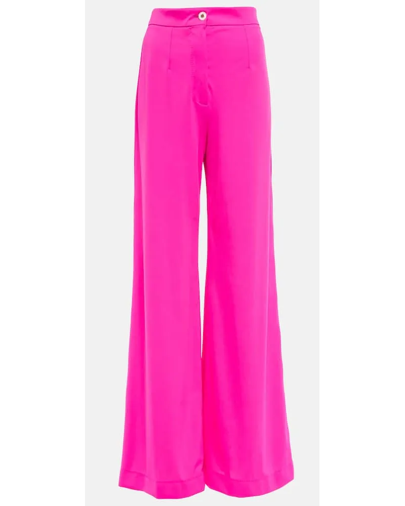Dolce & Gabbana High-Rise Hose aus Jersey Pink