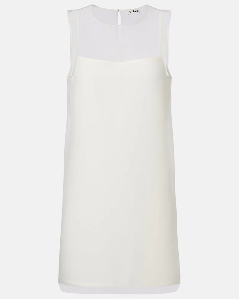 STAUD Etuikleid Brea Weiß