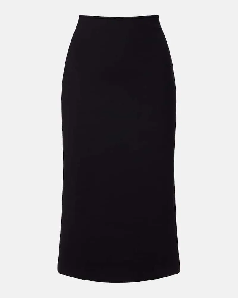 Wolford High-Rise-Bleistiftrock Midnight Grace aus Jersey Schwarz