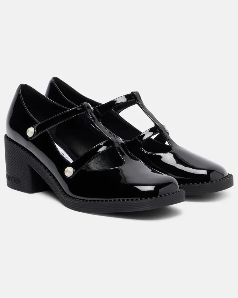 Jimmy Choo Pumps Adeline 60 aus Lackleder Schwarz