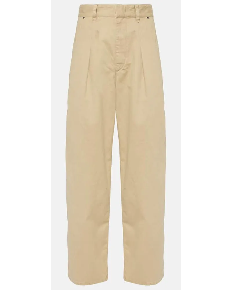 Isabel Marant Straight Jeans Lenadi Beige