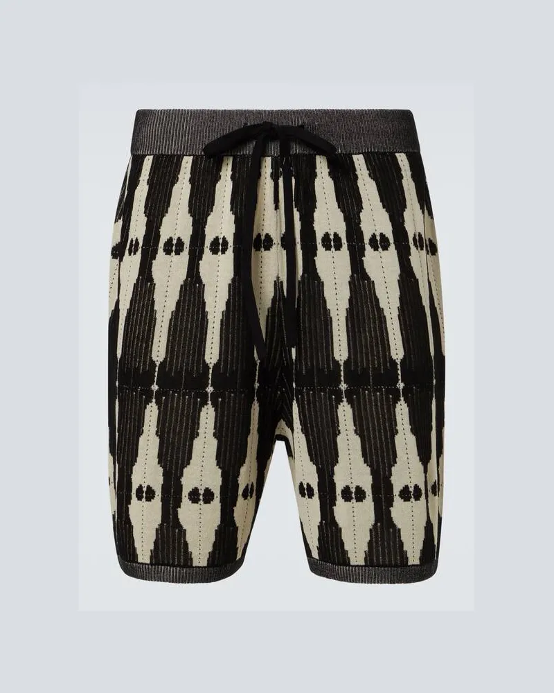 COMMAS Shorts Ritual aus Jacquard Schwarz