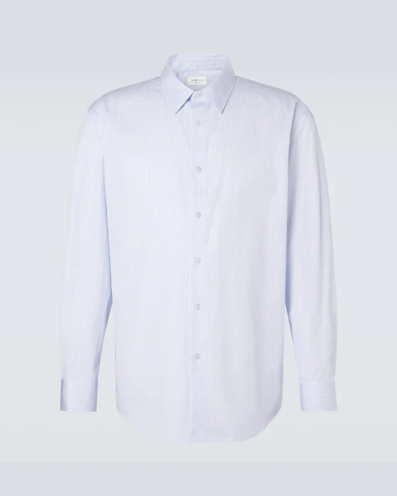 Saint Laurent Hemd aus Baumwolle Weiß